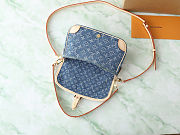 Colestore Louis Vuitton Diane Denim Blue M13070 25x9x15cm - 3
