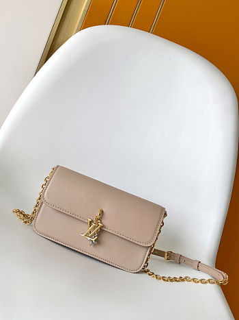 Colestore Louis Vuitton Wallet On Chain LV Bloom Sand 20x11.5x4cm
