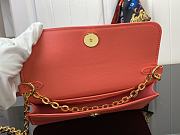 Colestore Louis Vuitton Wallet On Chain LV Bloom Sweet Coral 20x11.5x4cm - 6