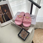 Colestore Louis Vuitton Lily Flat Mule Pink  - 3