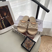 Colestore Louis Vuitton Lily Flat Mule Natural Monogram raffia - 4