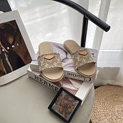 Colestore Louis Vuitton Lily Flat Mule Natural Monogram raffia - 3