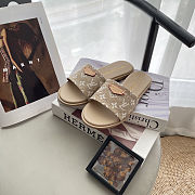 Colestore Louis Vuitton Lily Flat Mule Natural Monogram raffia - 2