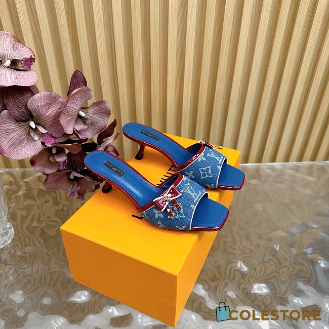 Colestore Louis Vuitton Neo Revival Mule Denim Blue - 1