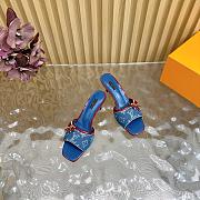 Colestore Louis Vuitton Neo Revival Mule Denim Blue - 3
