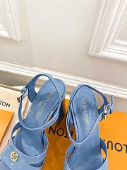 Colestore Louis Vuitton V-shaped High Heel Platform Sandals  - 3