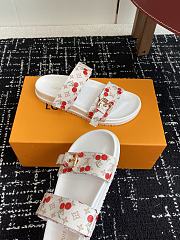 LV x TM Bom Dia Flat Comfort Mules White  - 4