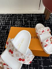 LV x TM Bom Dia Flat Comfort Mules White  - 5
