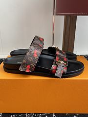 Colestore Louis Vuitton LV x TM Bom Dia Flat Comfort Mules Black - 6