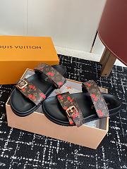 Colestore Louis Vuitton LV x TM Bom Dia Flat Comfort Mules Black - 4