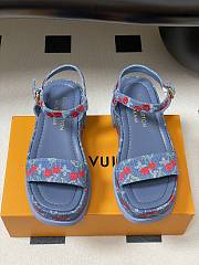 Colestore Louis Vuitton LV x TM Maya Platform Sandal - 3