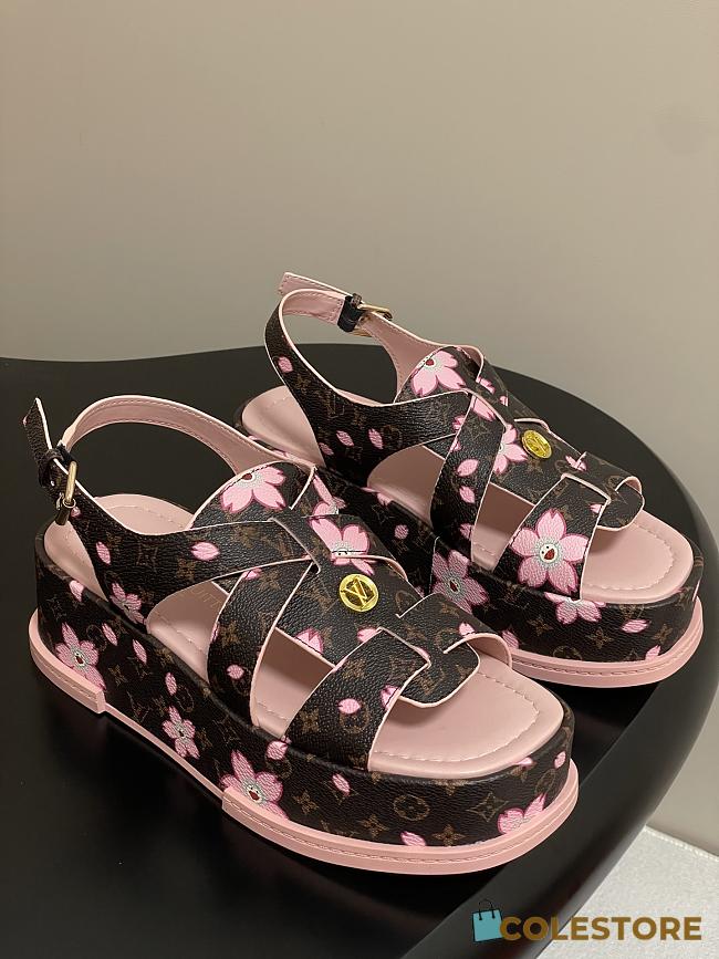 Colestore Louis Vuitton LV x TM Maya Platform Sandal Flower - 1