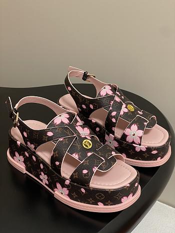 Colestore Louis Vuitton LV x TM Maya Platform Sandal Flower