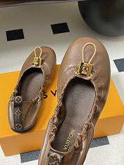 Colestore Louis Vuitton LV Nolita Flat Ballerina Brown  - 4