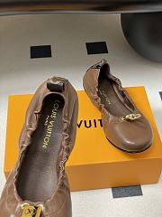 Colestore Louis Vuitton LV Nolita Flat Ballerina Brown  - 2