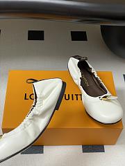 Colestore Louis Vuitton LV Nolita Flat Ballerina White - 4