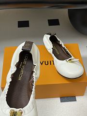 Colestore Louis Vuitton LV Nolita Flat Ballerina White - 6