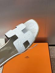 Colestore Hermes Oran sandal White - 5