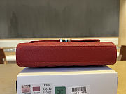 Colestore Chanel 25S Cross Handle Kelly Chain Bag Red18x10x4.5cm - 5