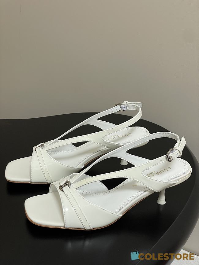 Colestore Louis Vuitton Swing Sandals White - 1