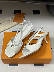 Colestore Louis Vuitton Swing Sandals White - 6