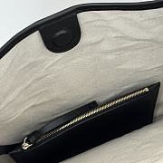 Colestore Gucci B Maxi Shoulder Bag Black Canvas 49x46x4cm - 3