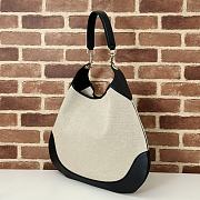 Colestore Gucci B Maxi Shoulder Bag Black Canvas 49x46x4cm - 6