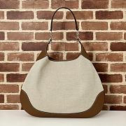 Colestore Gucci B Maxi Shoulder Bag Natural Canvas 49x46x4cm - 6