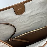 Colestore Gucci B Maxi Shoulder Bag Natural Canvas 49x46x4cm - 3