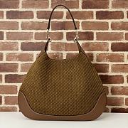 Colestore Gucci B Maxi Shoulder Bag Brown 49x46x4cm - 6