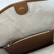 Colestore Gucci B Maxi Shoulder Bag Beige and dark brown Canvas 49x46x4cm - 6