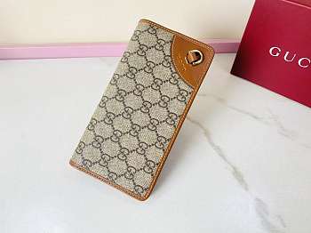 Colestore Gucci GG Emblem Continental Wallet Caramel 19x11cm