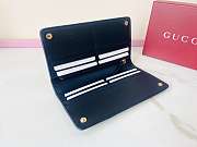Colestore Gucci GG Emblem Continental Wallet Dark Blue 19x11cm - 2