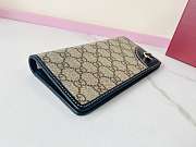 Colestore Gucci GG Emblem Continental Wallet Dark Blue 19x11cm - 3