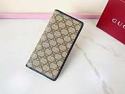 Colestore Gucci GG Emblem Continental Wallet Dark Blue 19x11cm - 4