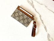 Colestore GG Emblem Card Case With Strap Brown 10x7cm - 4