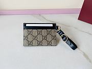 Colestore GG Emblem Card Case With Strap Black 10x7cm - 6