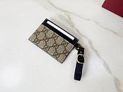 Colestore GG Emblem Card Case With Strap Black 10x7cm - 5