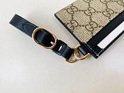 Colestore GG Emblem Card Case With Strap Black 10x7cm - 4