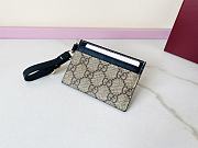 Colestore GG Emblem Card Case With Strap Black 10x7cm - 3