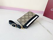 Colestore GG Emblem Card Case With Strap Black 10x7cm - 2