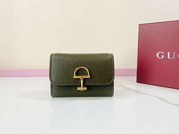 Colestore Gucci Softbit Card Case Green 19x10x3.5cm
