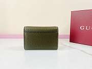 Colestore Gucci Softbit Card Case Green 19x10x3.5cm - 5