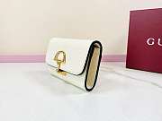 Colestore Gucci Softbit Card Case White 19x10x3.5cm - 3