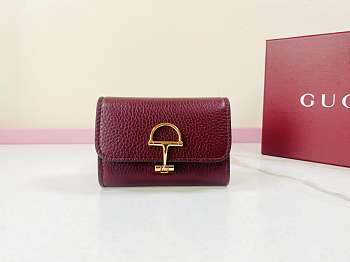 Colestore Gucci Softbit Card Case Red 19x10x3.5cm