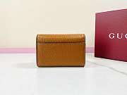 Colestore Gucci Softbit Card Case Tan 19x10x3.5cm - 4