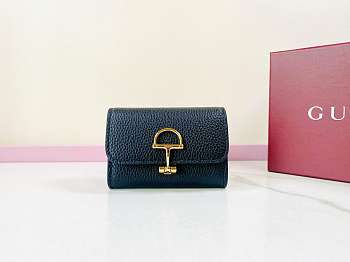 Colestore Gucci Softbit Card Case Black 19x10x3.5cm