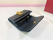 Colestore Gucci Softbit Card Case Black 19x10x3.5cm - 6