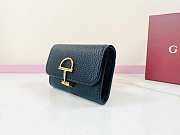 Colestore Gucci Softbit Card Case Black 19x10x3.5cm - 3