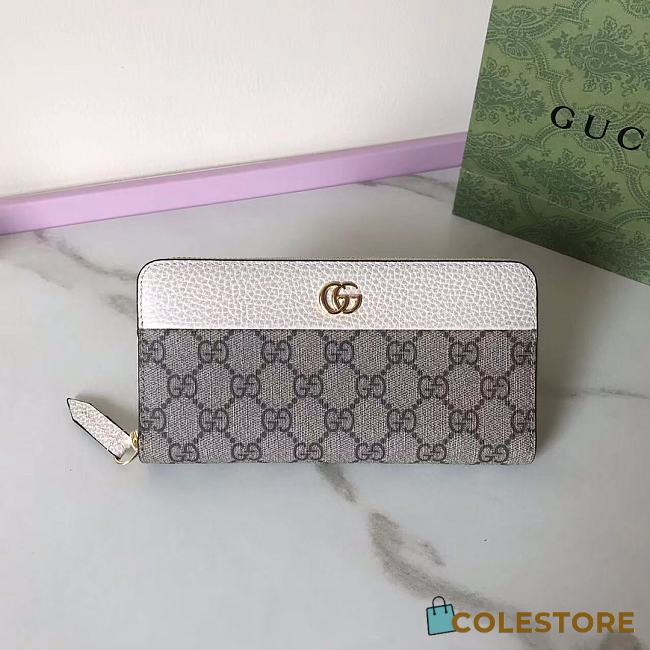 Colestore Gucci GG Marmont Wallet White 19x10x3.5 - 1